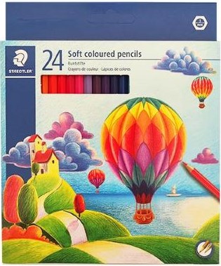 مداد رنگی 24 تایی مقوایی(استدلر Staedtler)