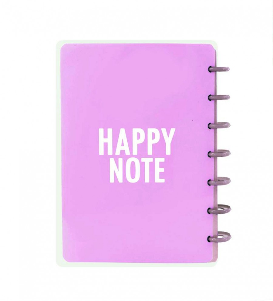 Happy note 201401D بنفش کم(آبرنگ)
